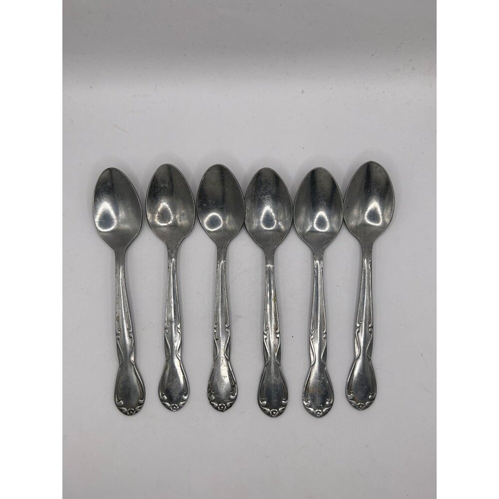 Set Of 6 Capco Stainless Steel Teaspoons From Korea